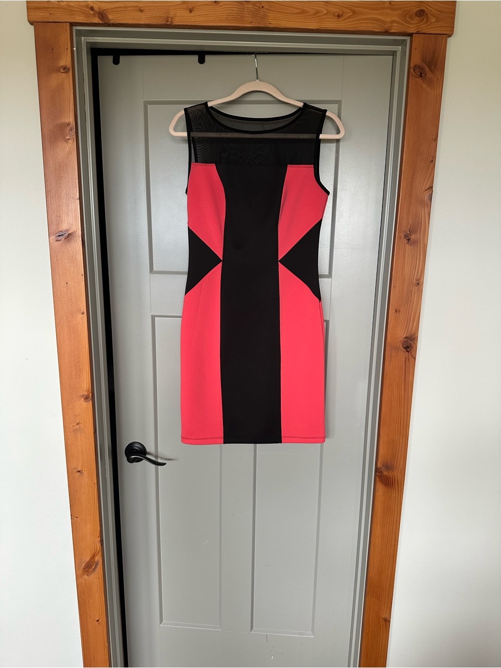 Sleeveless Colour Block Dress